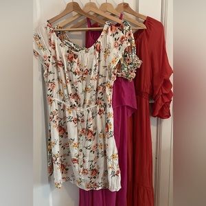 Lot of women’s spring dresses 2x